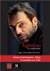 Alessandro Preziosi legge le Confessioni di s. Agostino